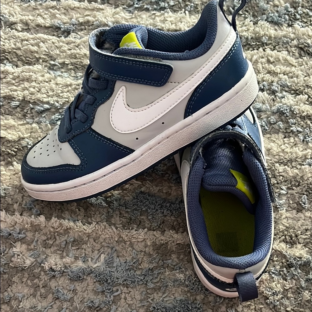 Nike Kids Blue and White Sneakers